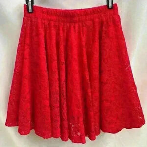 Red skirt